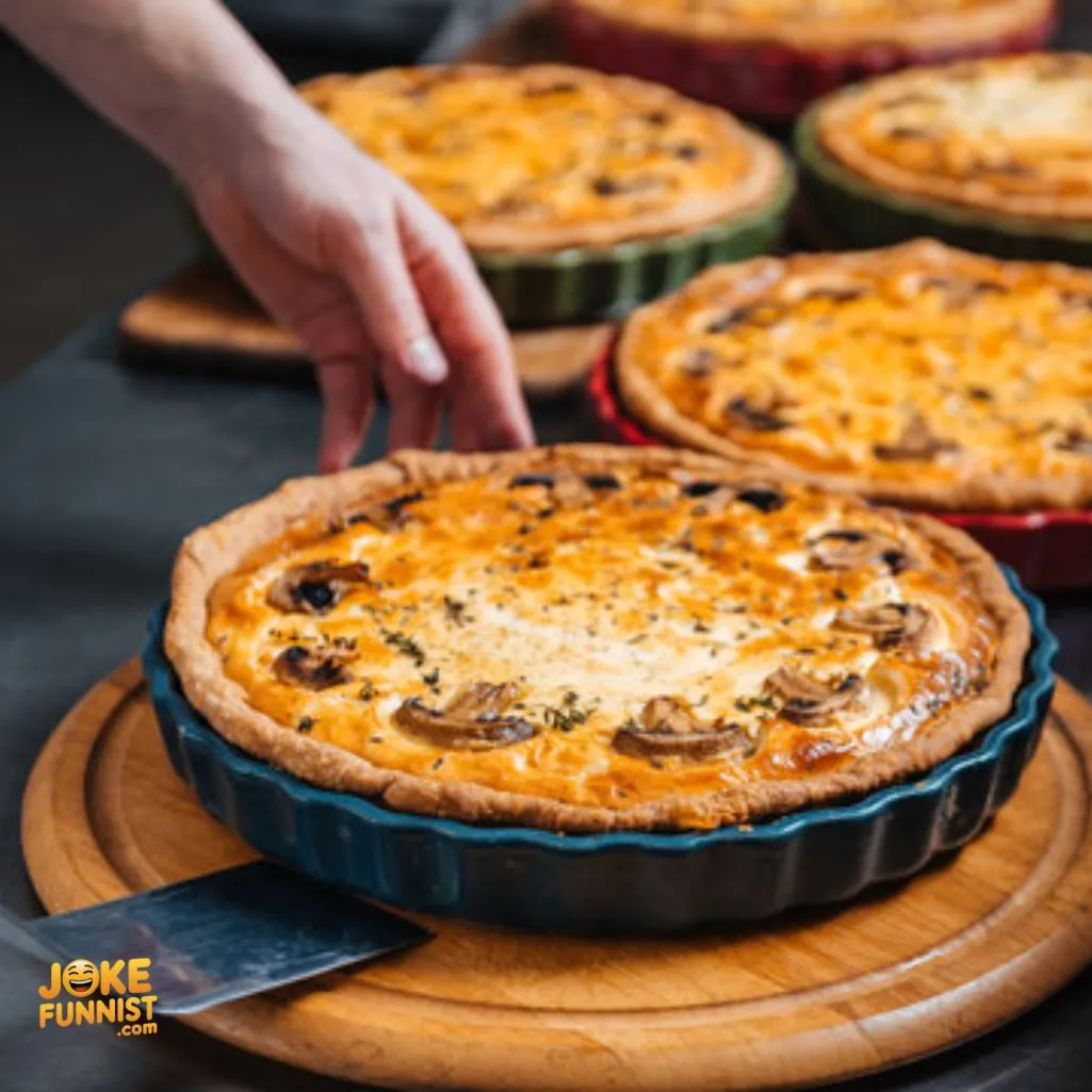 Quiche in hand