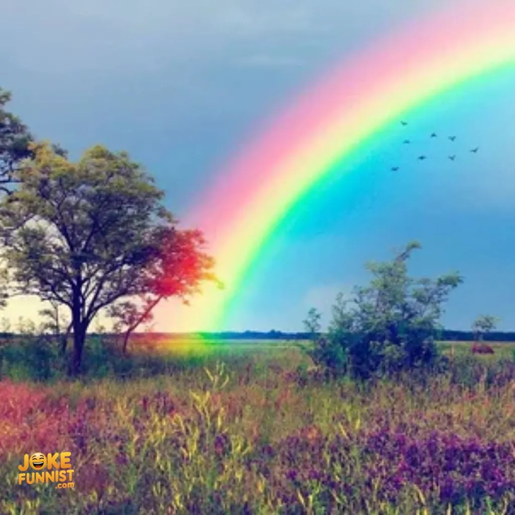 rainbow in the sky